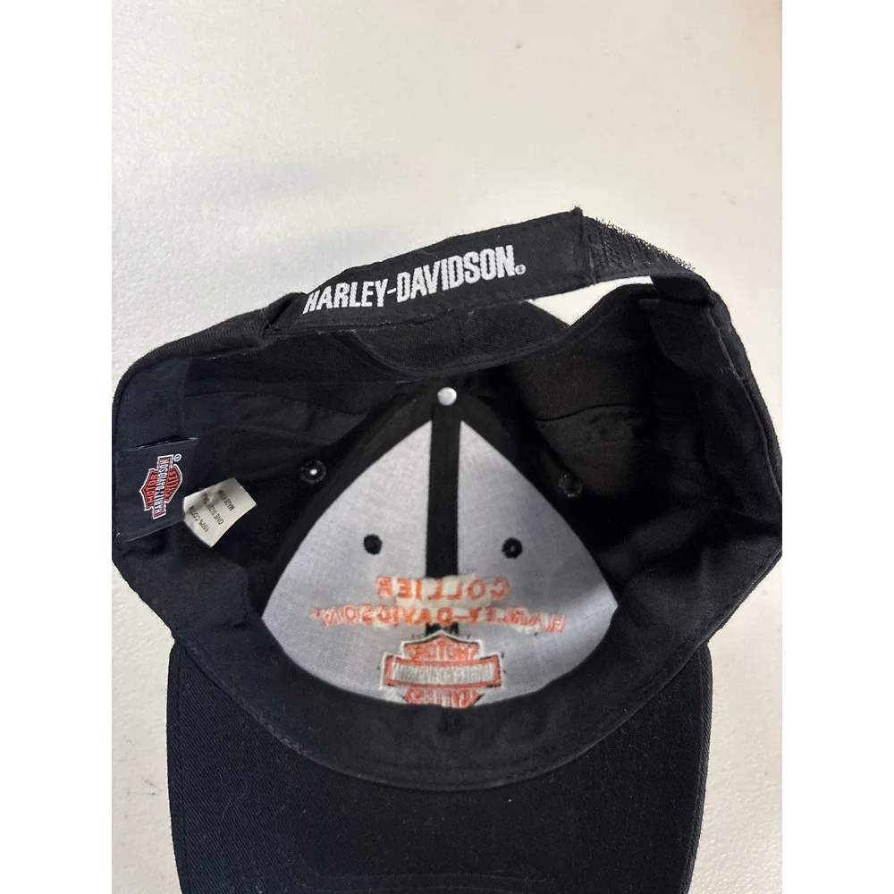 Harley-Davidson Men's OSFM Black Good Collier Roanoke Rapids NC Hat Baseball Cap